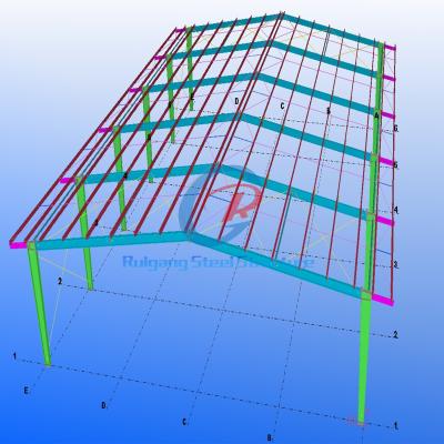 China Edifício de ginástica de aço moderno, pré-fabricado de metal para quadra de basquete à venda