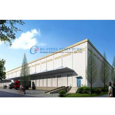 China Industrial Steel Framed Workshop Buildings With Integrated Smart Technology Systems for sale