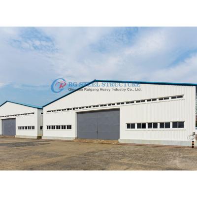 China Sustainable Steel Frame Industrial Building , Modern Steel Frame Structure Workshop for sale