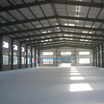 China Galvanized Steel Construction Factory Prefabricated Metal Warehouse Construction for sale