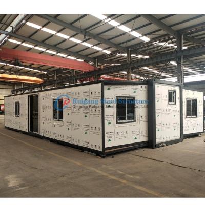 China Modern 20ft Expandable Container House Prefabricated Office Container House With 1 Bedroom for sale