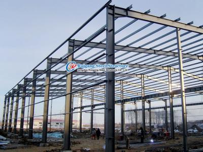 China Proyecto profesional de techos de gable PEB estructura de acero Edificio de almacenamiento en venta