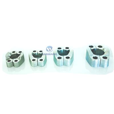 China 45 Carbon Steel Forged Galvanized Pipe Split Neck Flanges Tube Fastener JIS JIC SAE Strength Bolt Splited Flange for sale