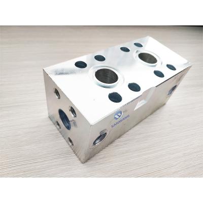 China Hydraulic Filter System Industrial Varied Hydraulic Block Customized Size Manufacturing Supply Valve Blocks for sale