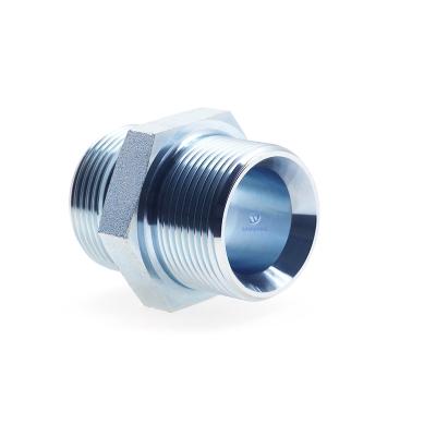 China Industrial Tooling PF Straight Thread Union 37 Degree Hydraulic Spindle Adapters for sale