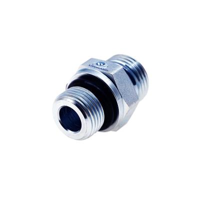 China Industrial Tooling O Ring Straight Union Adapters Hydraulic Hose Fitting Connector for sale