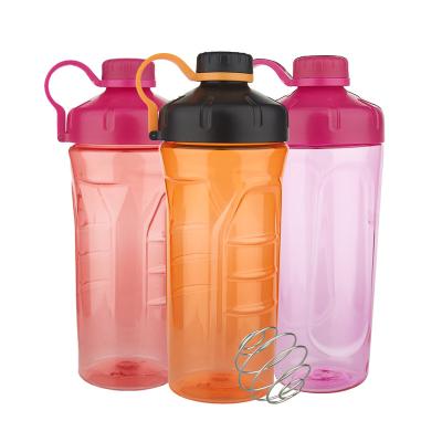 China 800/1000ml Protein Shaker Cup Custom Logo Drinking Eco Friendly Wholesale Viable Water Bottle for sale