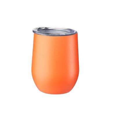 China Wholesale Travel Custom Metal Mugs 10oz Viable Insulated Double Wall 18 8 Stainless Steel Vacuum Wine Tumbler Mug for sale