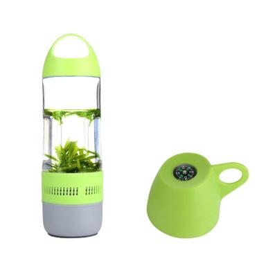 China Factory price custom portable bicycle sport speaker viable outdoor camping wireless water bottle for sale