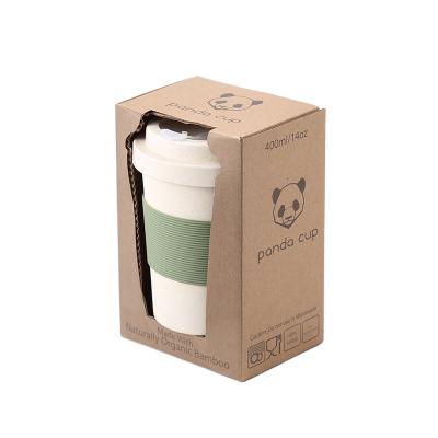 China Sustainable Everich Travel Mug Eco-Friendly Bamboo Fiber With Lid And Spill Stopper Reusable Coffee Mug for sale