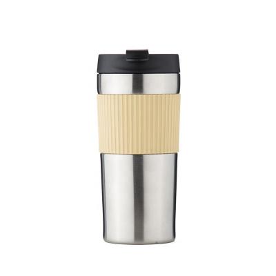 China Eco - Friendly Stainless Steel Portable Vacuum Insulated French Press Coffee Maker Mug for sale