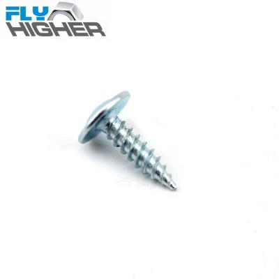 China Pan Cross Recessed Mushroom Head Tapping Screw With Flange for sale