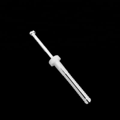 China 5x40 Round Nylon Head NAIL-IN NYLON ANCHOR With Screw for sale