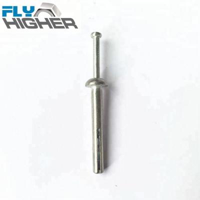 China 1/4x2 ZAMAC Hammer Drive Steel Nail In SAFTY Anchor for sale