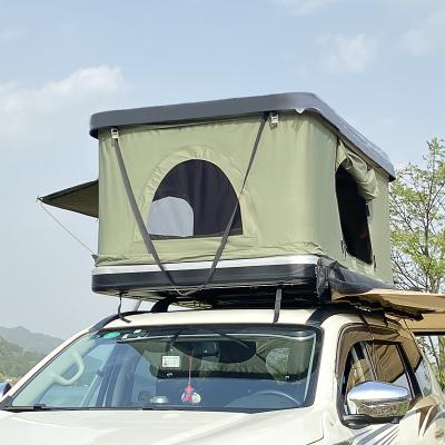 China Hot Selling WZFQ Outdoor Custom Hard Shell Straight Support Aluminum Car Roof Top Straight Bracing Type For Camping Hiking for sale