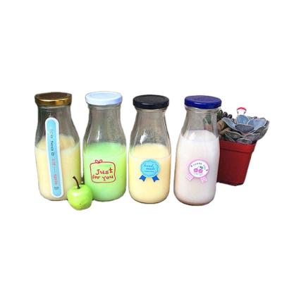 China Beverage Glass Bottle Honorable Coconut Milk Soy Milk Glass Bottle Eggnog Glass Bottle for sale