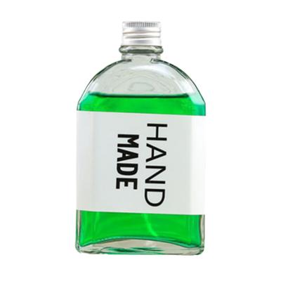 China Customizable Fresh-keeping Wine Beverage Bottle Glass Bottle Transparent Logo Cool-Keeping Glass Milk Bottle for sale