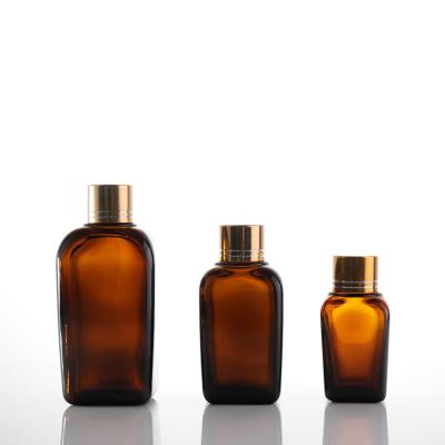 China Manufacturer Sells Popular High Borosilicate Medicine Chemical Glass Bottles Brown Lab Reagent Bottles for sale