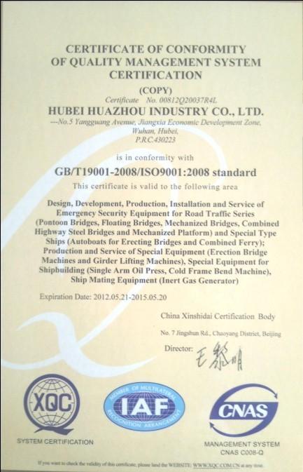  - CHINA HARZONE INDUSTRY CORP.,LTD.