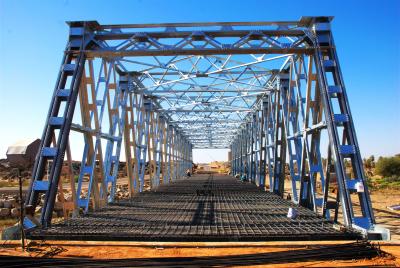 China Steel Frame Steel Truss Bridge Single lane For Ferry , Assembly for sale