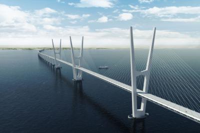 China Modulair de Hangbrug Stijf Kader van de Staalkabel Met hoge weerstand Te koop