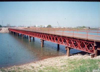 China 60m het Compacte Bailey Bridge Great Stability And Lange Moeheidsleven Te koop