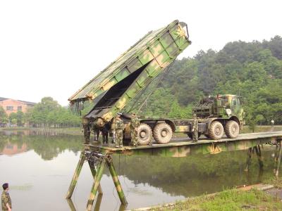 China Axle Load 13t Mechanized Bridge Modular Emergency Bridge for sale