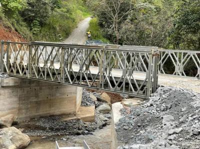 China Galvanisierte Stahlbrücken-Stahlbrücken-Komponenten-tragbare Fuß-Brücke zu verkaufen