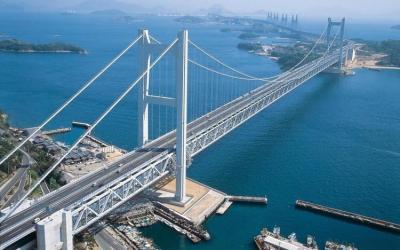 China Eenvoudige de Kabelhangbrug van het Structuurstaal voor Langste Spanwijdtenrivier Te koop