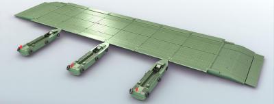 China Self - Propelled Heavy Emergency Pontoon / Ribbon Pontoon / Military Pontoon Bridge for sale