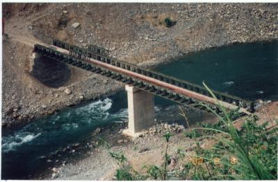 China Cable Stayed Bailey Bridge Steel Footbridges With hot-dip galvanized for sale