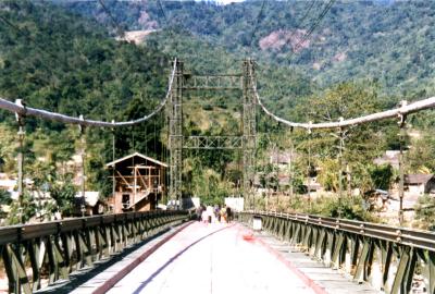 China De permanente van de de Kabelhangbrug van het Assemblagestaal Eenvoudige structuur Te koop