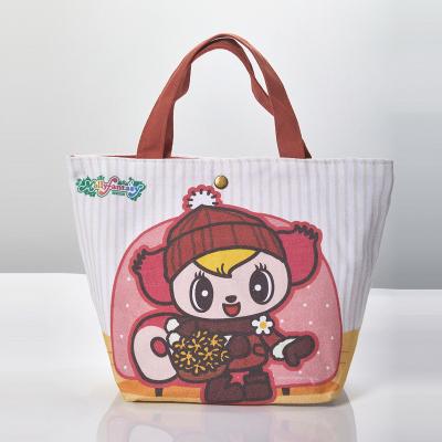 China Promotional Colorful Cute White Cotton Canvas Reusable 100% Cotton Canvas Tote Bags for sale