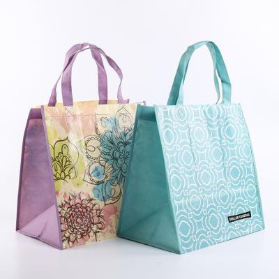 China New Design Folding OEM Insulated Thermal Non Woven Aluminum Foil Cooler Bags for sale