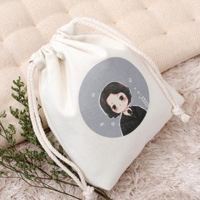 China Factory Wholesale Cute Handled Drawstring Bags Cotton Twine Bags Custom Drawstring Drawstring Bag With LOGO for sale