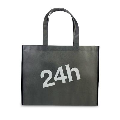 China Promotional PP Handled Coated Custom Printed Recycled Non Woven Eco Grocery Handle Bag for sale