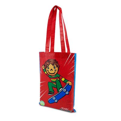 China Wholesale Custom Eco Friendly Handled Recycled Laminated RPET Material Nonwoven Reusable Shopping Tote Bag for sale