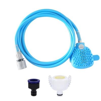 China Viable Hot Sale Dog Shower Sprayer Main Attachment Pet Combing Shower Sprayer Water Sprinkler Massage Brush Head for sale