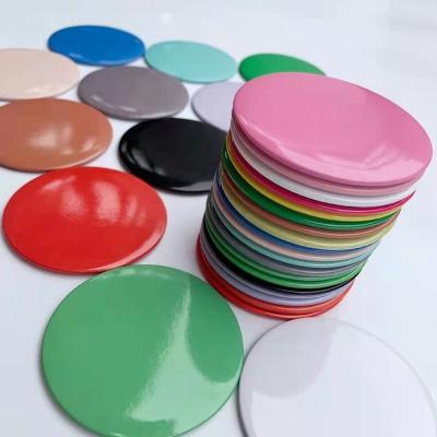 China Traditional Variety Of Colors Style Modern Minimalist Printing Cute Pocket Round Mini Make Up Small Vanity Mirror for sale