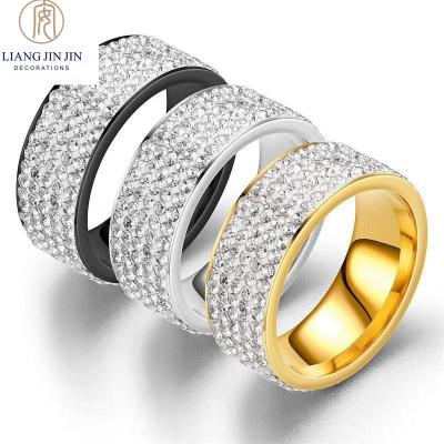 China Fashion Women Accessories Diamond Rings Rings For Men Handmade Stainless Steel Ring Fashion Jewelry Gold Jewelry Women Accessories for sale