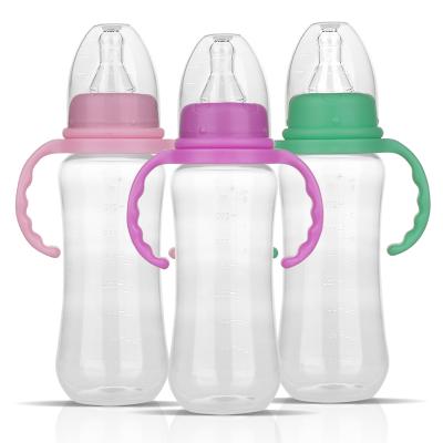 China BPA Free Baby Bottle BPA Free Baby Bottle With Handle For Baby Bottles for sale