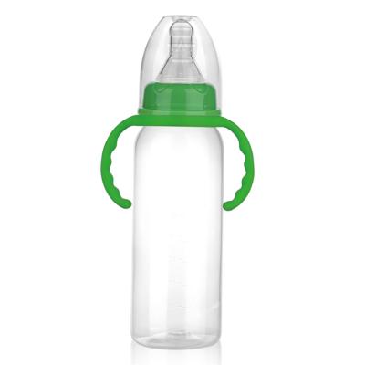 China BPA Free BPA Free Baby Bottle / Regular Neck Baby Bottle With Silicone Nipple for sale