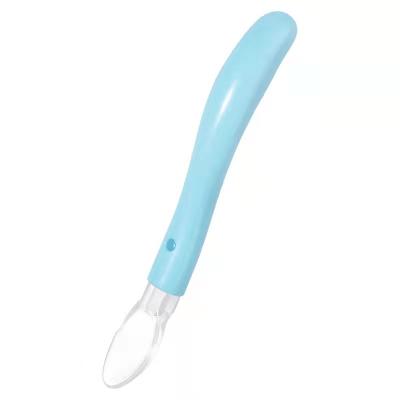 China BPA Free Newborn Baby Silicone Spoon Baby Feeding Items List Baby Needs for sale