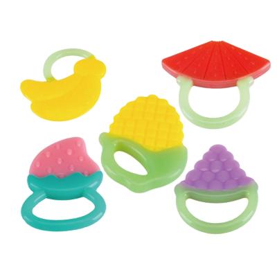 China Soft Funny Baby Toy Free Sample Silicone Teether For Toy for sale