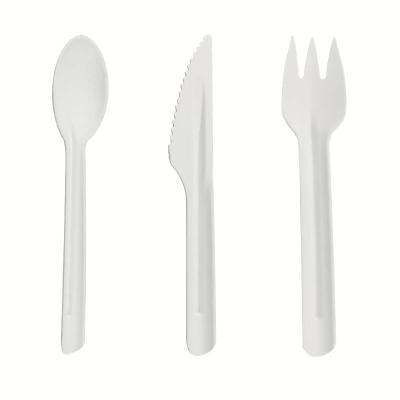 China Custom Disposable Deli Sugarcane Bagasse Paper Cutlery Set Eco-Friendly Package 100% Biodegradable Disposable/Eco-Friendly for sale