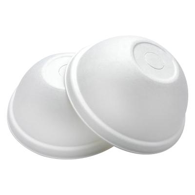 China Biodegradable 80mm Cane Sugar Cane Pulp 90mm Bagasse Non-Refillable Biodegradable Coffee Cup Dome Lid for sale