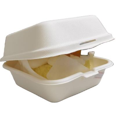 China Biodegradable Promotional Stock Clamshell 6inch Cake Containers For Takeaway Products for sale