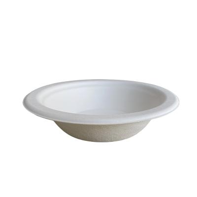 China Biodegradable Renewable and Compostable Sugarcane Disposable Paper Bowl with Lid Fits 700mL and 960mL for sale