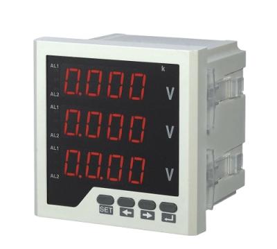 China ABS Plastic Shell Housing RH-3AV2Y AC Voltage Digital Panel Meter Panel Three Phase High Voltage Voltmeter for sale