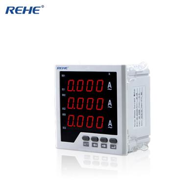 China ABS Plastic Slim Model Three Phase Ampere Ammeter And Current Panel Meter For Distribution Box for sale